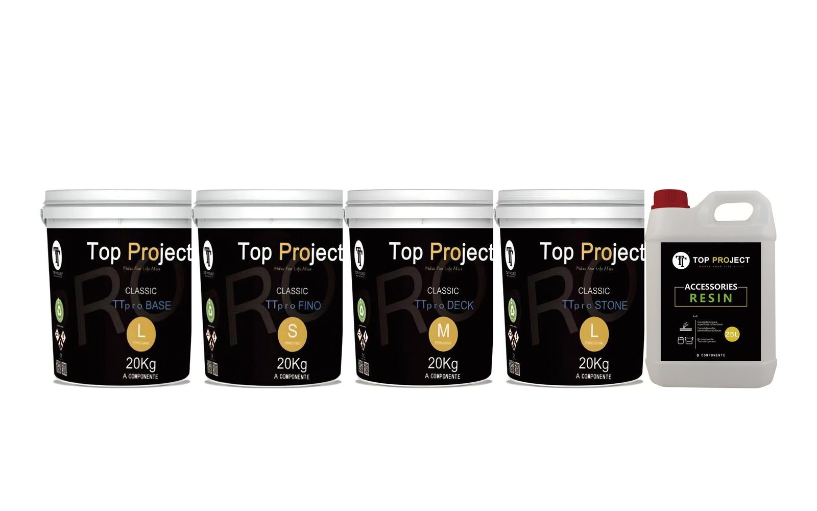 TOP PROJECT CLASSIC 双组分微水泥五项产品全系列展示
