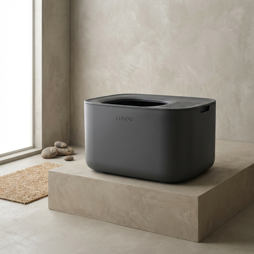 PETUAL 'Cuboid' Minimalist Litter Box