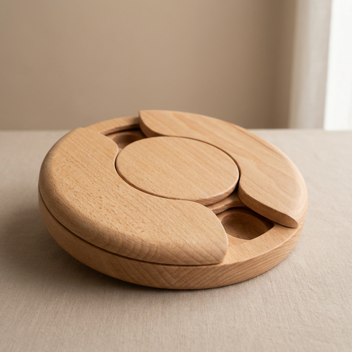 PETUAL 'Luna' Interactive Wooden Puzzle